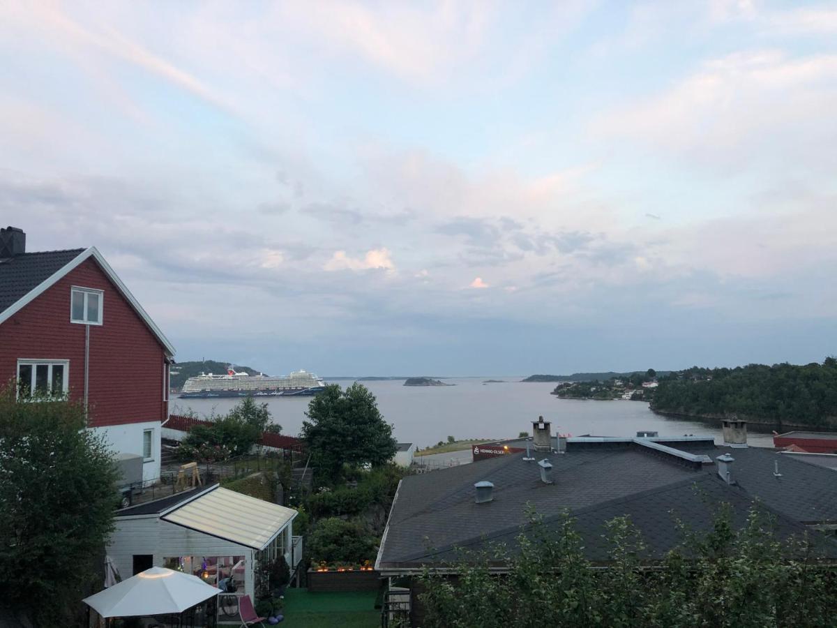 Aid Og Svein' S Sentrumsnaere Panorama Hjem Apartman Kristiansand Kültér fotó